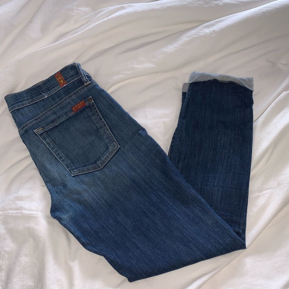 7 for all man kind jeans - skinny and cropped